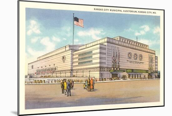 Municipal Auditorium, Kansas City-null-Mounted Art Print
