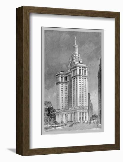 Municipal Building-Moses King-Framed Photo