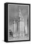 Municipal Building-Moses King-Framed Stretched Canvas