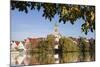 Municipal Church of Stadtkirche St. Laurentius, Nurtingen, Neckar River-Marcus Lange-Mounted Photographic Print