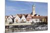 Municipal Church of Stadtkirche St. Laurentius, Nurtingen, Neckar River-Marcus Lange-Mounted Photographic Print