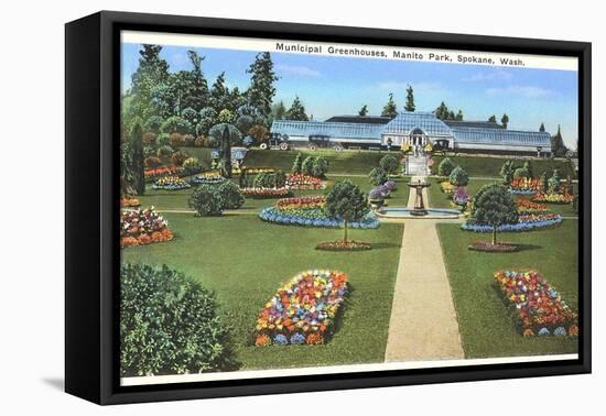 Municipal Greenhouses, Spokane, Washington-null-Framed Stretched Canvas