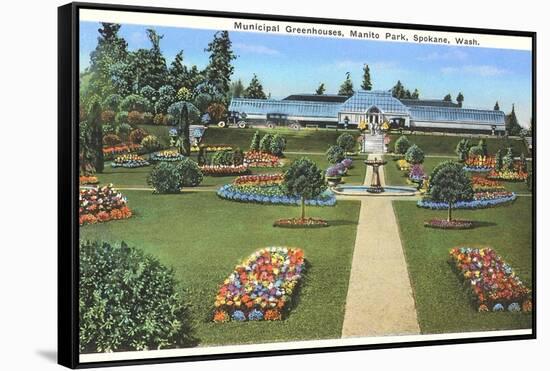 Municipal Greenhouses, Spokane, Washington-null-Framed Stretched Canvas