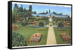 Municipal Greenhouses, Spokane, Washington-null-Framed Stretched Canvas