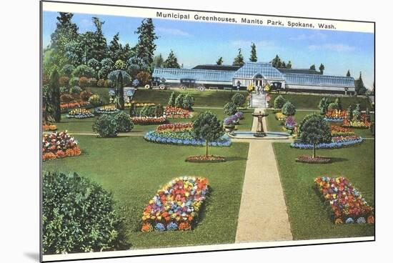 Municipal Greenhouses, Spokane, Washington-null-Mounted Premium Giclee Print