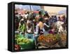 Municipal Market at Assomada, Santiago, Cape Verde Islands, Africa-R H Productions-Framed Stretched Canvas