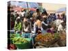 Municipal Market at Assomada, Santiago, Cape Verde Islands, Africa-R H Productions-Stretched Canvas
