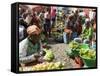 Municipal Market at Assomada, Santiago, Cape Verde Islands, Africa-R H Productions-Framed Stretched Canvas