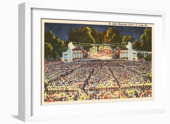 Municipal Opera, St. Louis, Missouri-null-Framed Art Print