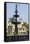 Municipal Palace of Lima and Fountain, Plaza De Armas, Lima, Peru, South America-Michael DeFreitas-Framed Stretched Canvas