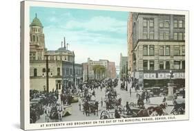 Municipal Parade, Denver, Colorado-null-Stretched Canvas