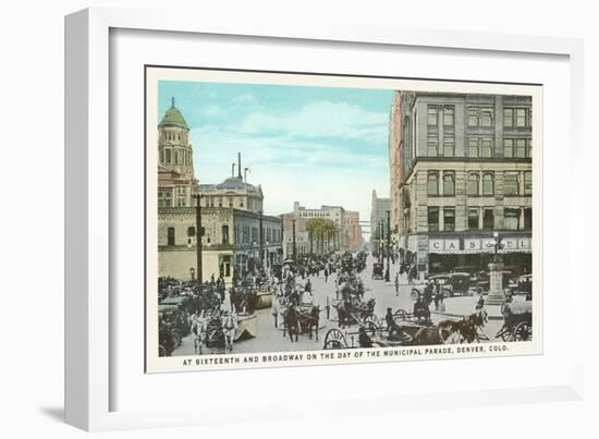 Municipal Parade, Denver, Colorado-null-Framed Art Print