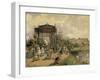 Municipal Park, Vienna, Austria, 1872 Watercolour-Franz Alt-Framed Giclee Print