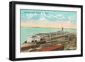 Municipal Pier, Seattle, Washington-null-Framed Art Print