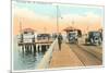 Municipal Pier, St. Petersburg, Florida-null-Mounted Art Print