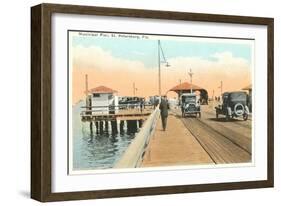 Municipal Pier, St. Petersburg, Florida-null-Framed Art Print