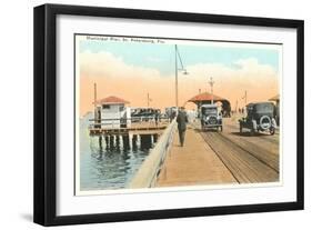 Municipal Pier, St. Petersburg, Florida-null-Framed Art Print