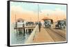 Municipal Pier, St. Petersburg, Florida-null-Framed Stretched Canvas