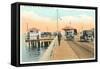 Municipal Pier, St. Petersburg, Florida-null-Framed Stretched Canvas