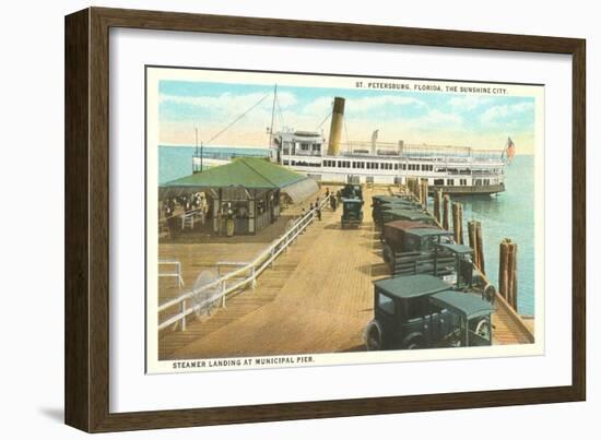 Municipal Pier, St. Petersburg, Florida-null-Framed Art Print