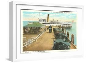 Municipal Pier, St. Petersburg, Florida-null-Framed Art Print