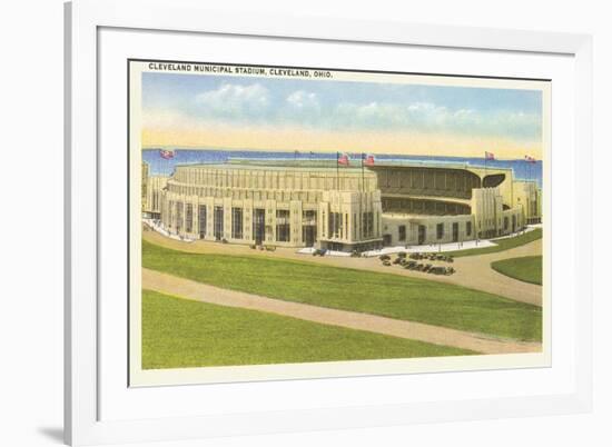 Municipal Stadium, Cleveland, Ohio-null-Framed Premium Giclee Print