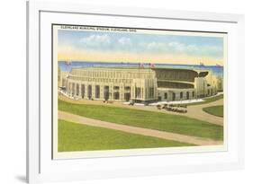 Municipal Stadium, Cleveland, Ohio-null-Framed Premium Giclee Print