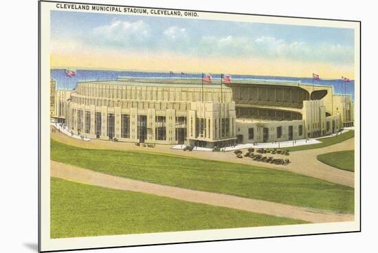 Municipal Stadium, Cleveland, Ohio-null-Mounted Premium Giclee Print