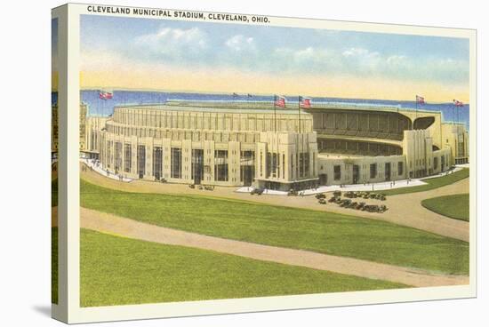 Municipal Stadium, Cleveland, Ohio-null-Stretched Canvas