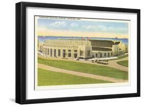 Municipal Stadium, Cleveland, Ohio-null-Framed Art Print