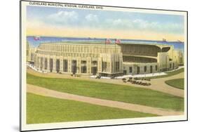 Municipal Stadium, Cleveland, Ohio-null-Mounted Art Print