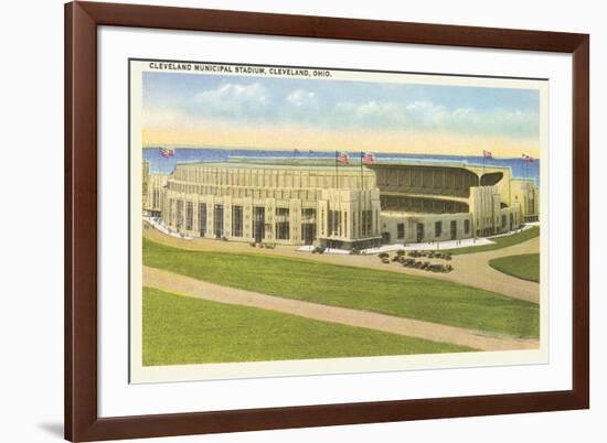 Municipal Stadium, Cleveland, Ohio-null-Framed Art Print