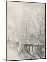 'Munition City', 1916, (1917)-Joseph Pennell-Mounted Giclee Print