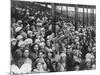 Munition Workers Watch Royal Investiture on Clydeside, WW1-null-Mounted Art Print