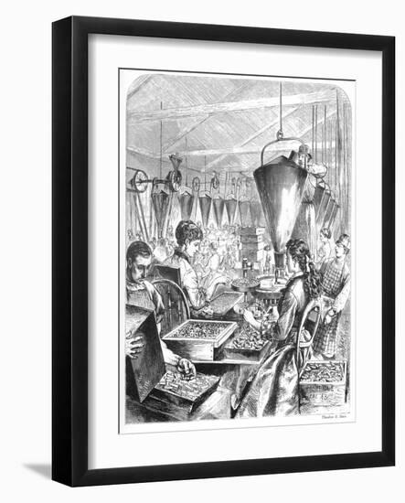 Munitions Factory, Bridgeport, Connecticut, C1870S-Theodore R Davis-Framed Giclee Print