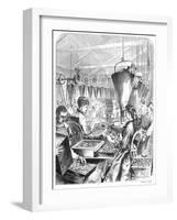 Munitions Factory, Bridgeport, Connecticut, C1870S-Theodore R Davis-Framed Giclee Print