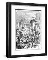 Munitions Factory, Bridgeport, Connecticut, C1870S-Theodore R Davis-Framed Premium Giclee Print