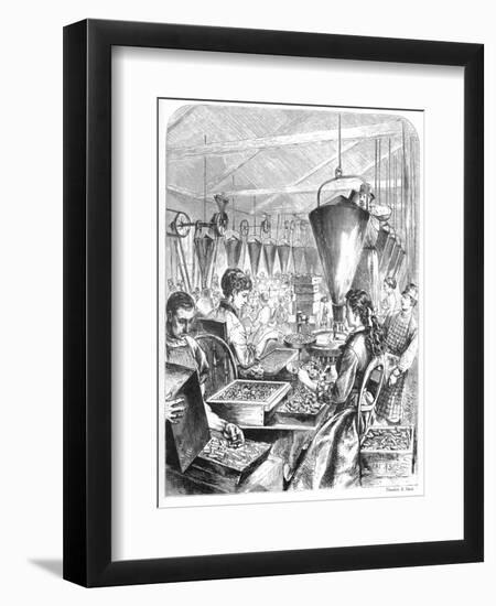 Munitions Factory, Bridgeport, Connecticut, C1870S-Theodore R Davis-Framed Premium Giclee Print