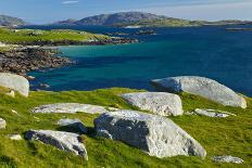 Luskentyre Sand Banks in the Sound of Taransay, South Harris, Outer Hebrides, Scotland, UK, June-Muñoz-Stretched Canvas