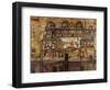 Mur De Maisons Sur La Riviere - Peinture De Egon Schiele (1890-1918), Huile Sur Toile, 1915 (109,5X-Egon Schiele-Framed Giclee Print