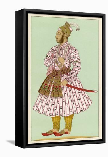 Murad Bakche Brother of the Mughal Emperor Auranzeb Alamgir I-Chataignon-Framed Stretched Canvas