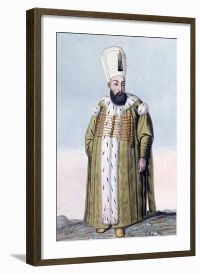 Murad III, Ottoman Emperor, (1808)-John Young-Framed Giclee Print