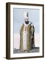 Murad III, Ottoman Emperor, (1808)-John Young-Framed Giclee Print