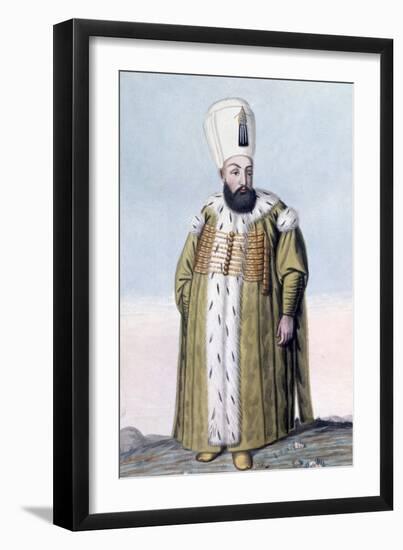 Murad III, Ottoman Emperor, (1808)-John Young-Framed Giclee Print