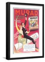 Murad Turkish Cigarette Advertisement-null-Framed Giclee Print