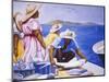 Mural at Public Market, Marigot, St. Martin, Caribbean-Greg Johnston-Mounted Photographic Print