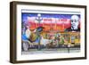 Mural by Chico in Ybor City Historic District-Richard Cummins-Framed Photographic Print