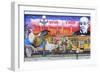 Mural by Chico in Ybor City Historic District-Richard Cummins-Framed Photographic Print