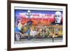 Mural by Chico in Ybor City Historic District-Richard Cummins-Framed Photographic Print