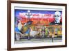 Mural by Chico in Ybor City Historic District-Richard Cummins-Framed Photographic Print